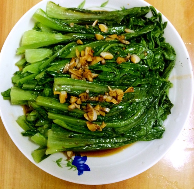 过眼云烟-2做的白灼油麦菜