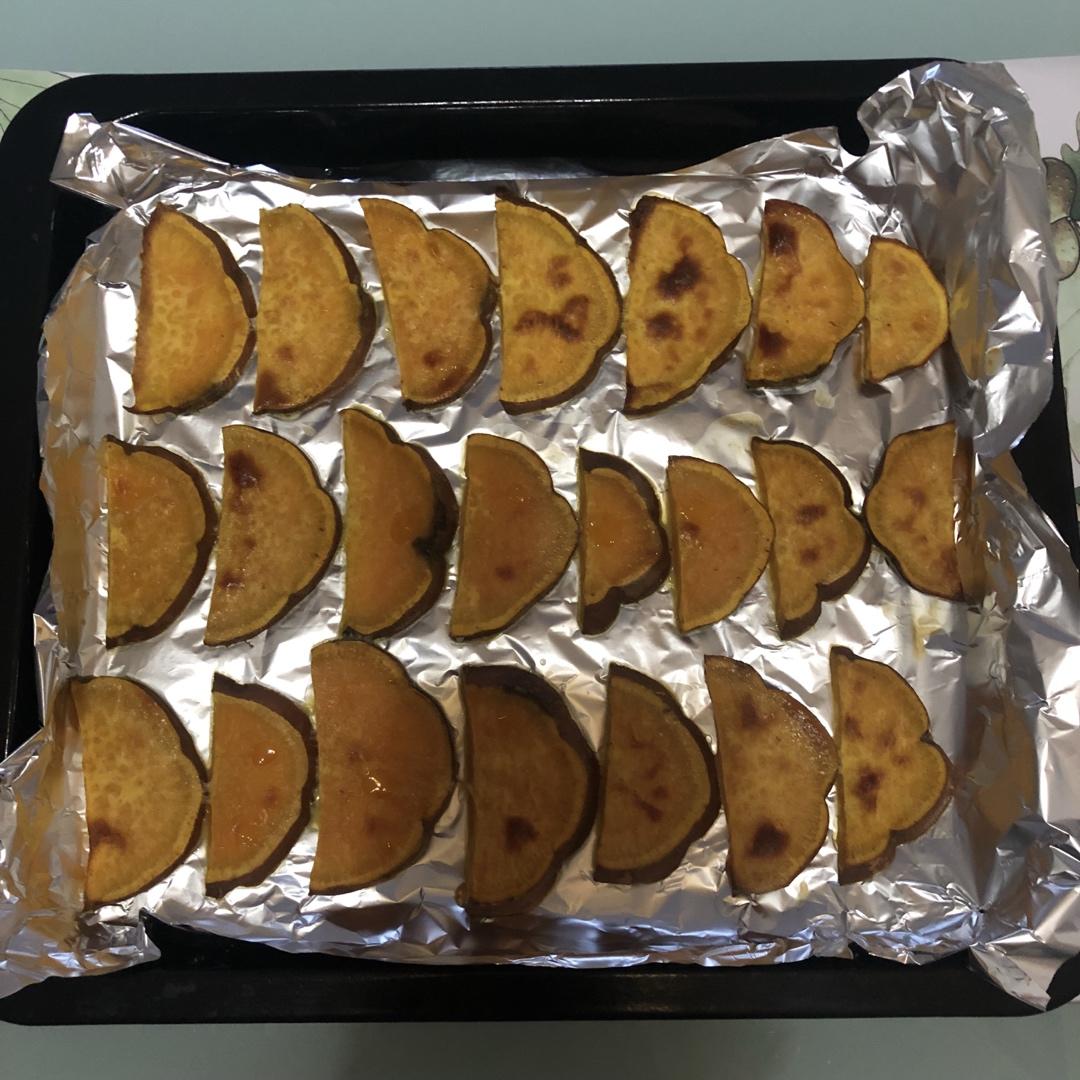 一吃就爱上❗️香甜软糯的烤红薯片❗️巨好吃～追剧必备！