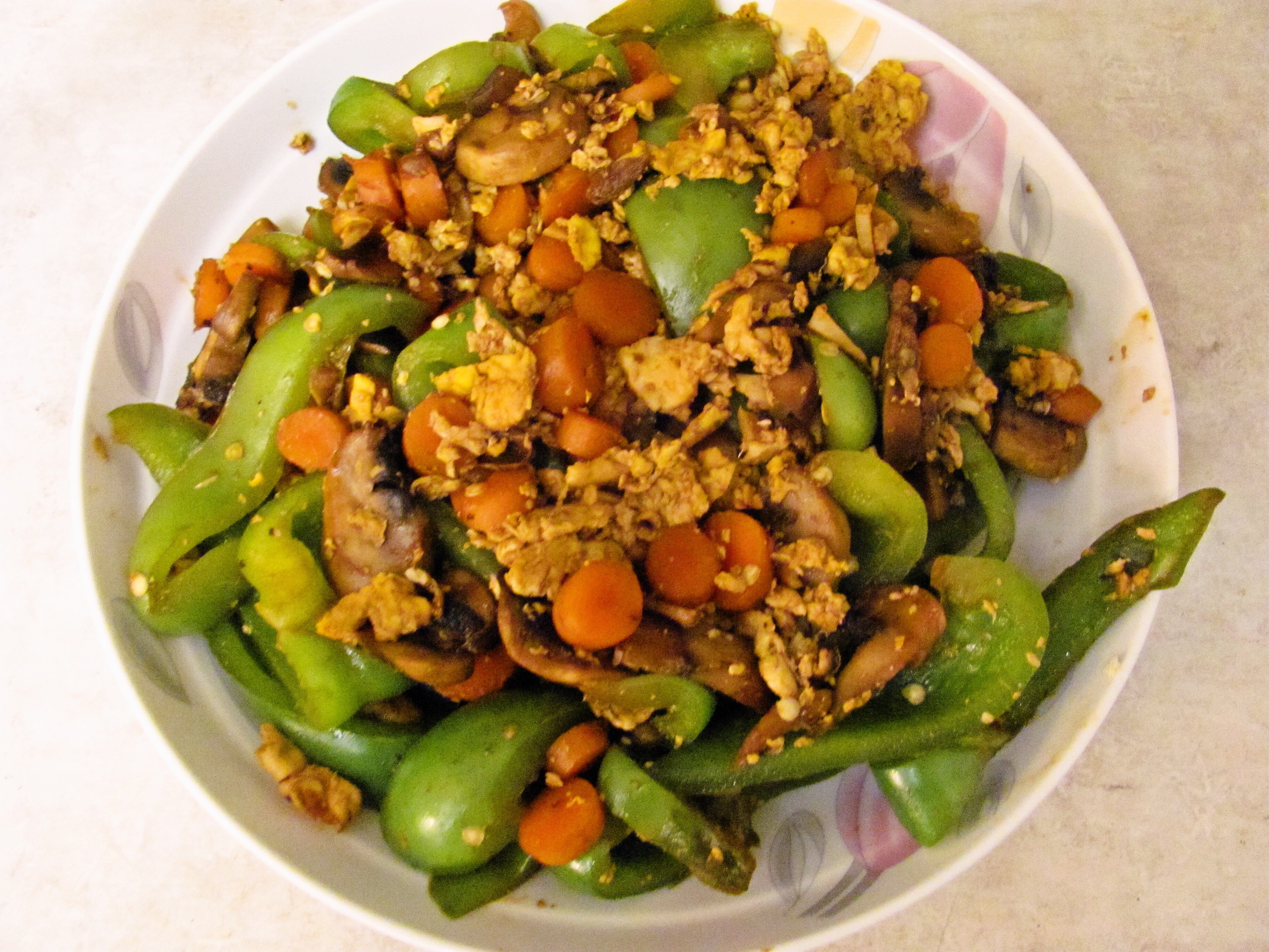 老干妈炒荷包蛋