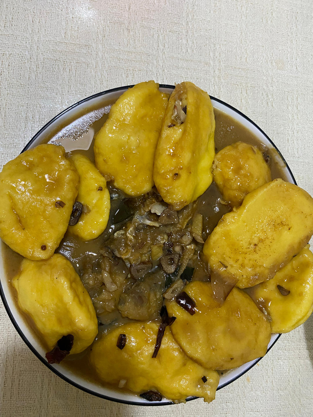 小黄鱼贴饼子