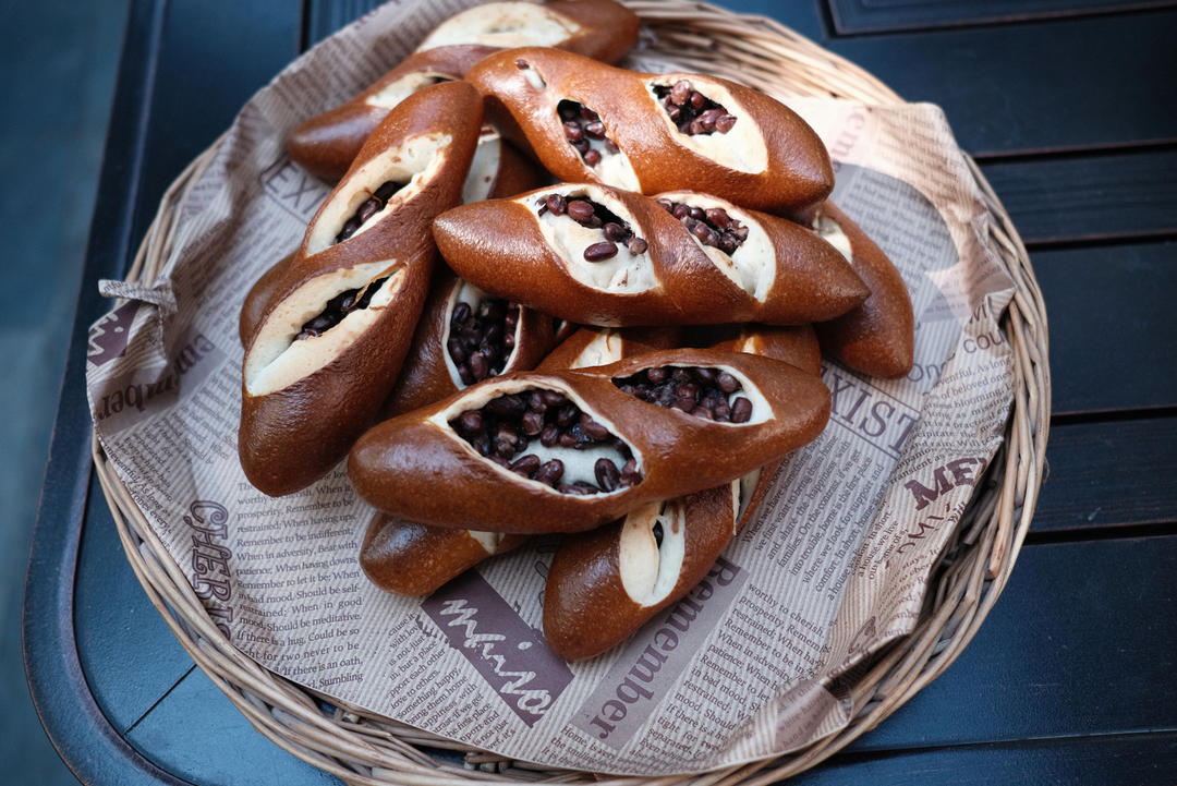 德式碱水面包｜红豆碱水面包｜0糖低卡｜超快手｜免发酵｜免手套膜｜免冷冻