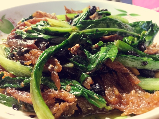 豆豉鲮鱼油麦菜