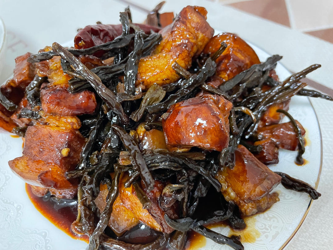 干豆角红烧肉