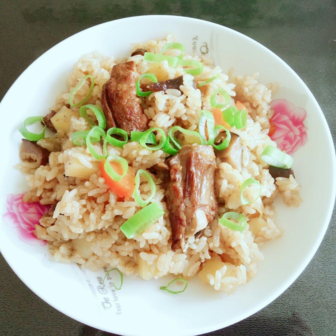 电饭锅版排骨焖饭