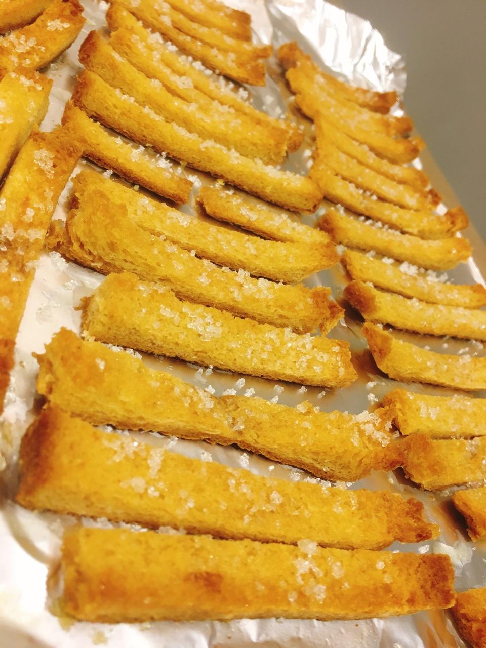 简易版蜂蜜黄油面包干