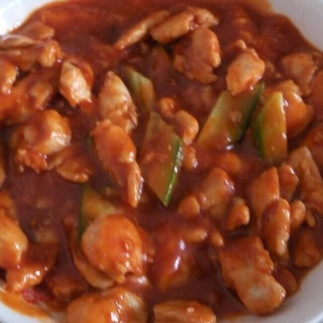 番茄鸡片的做法