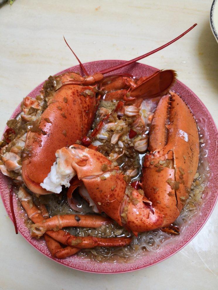 蒜蓉粉丝蒸龙虾