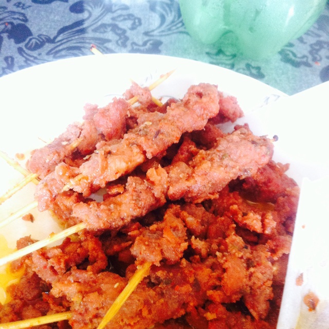 香辣可口的——油炸小羊肉串