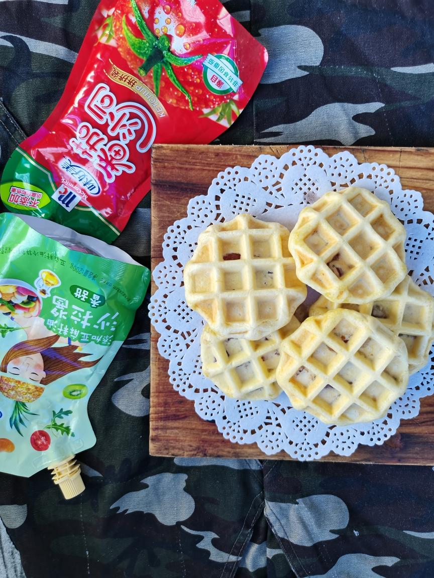 咸味松饼（做成披萨味）的做法