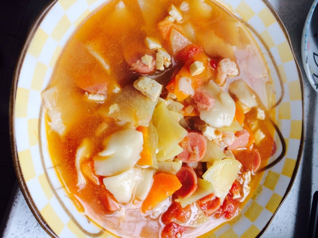 新疆汤饭（揪片子）附揪面片图解