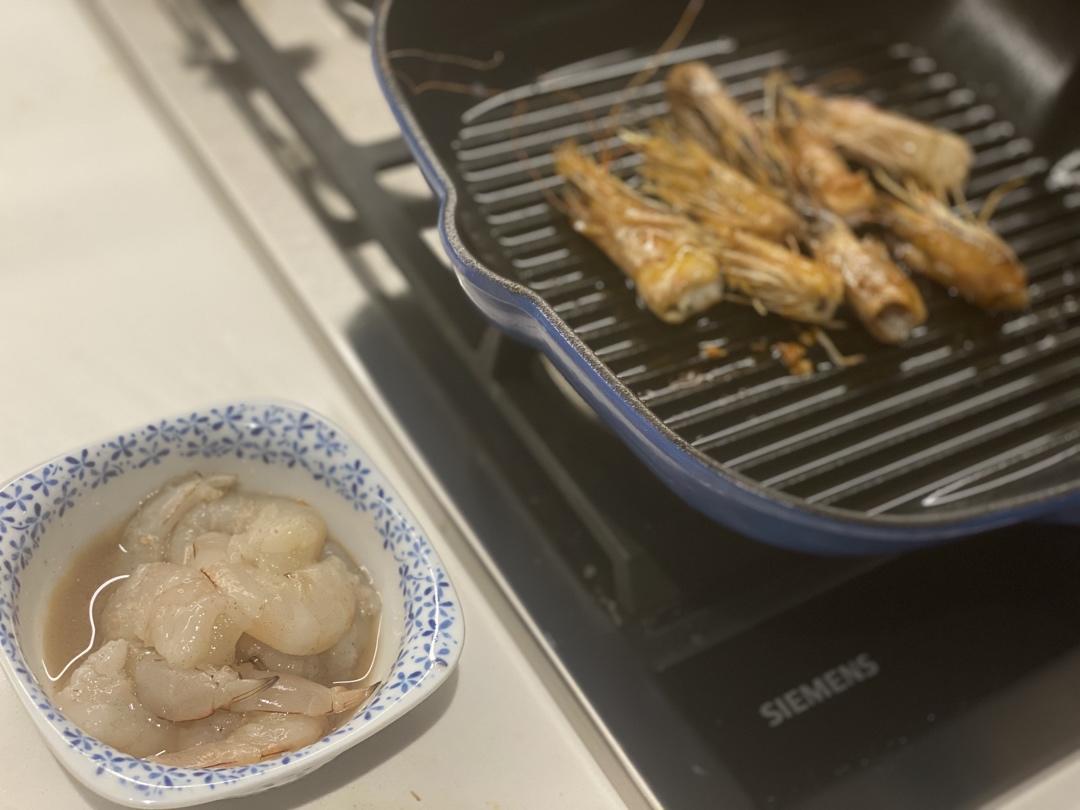 鲜虾砂锅粥