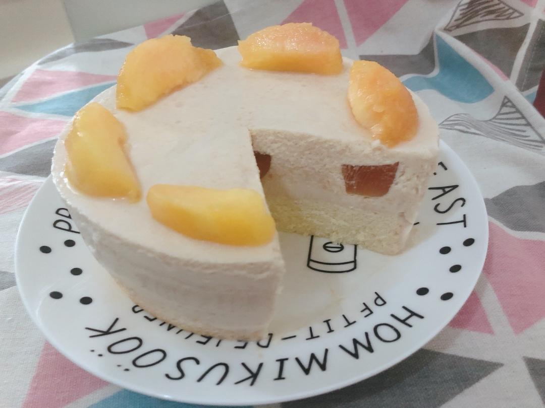 夏日限定–桃子慕斯蛋糕