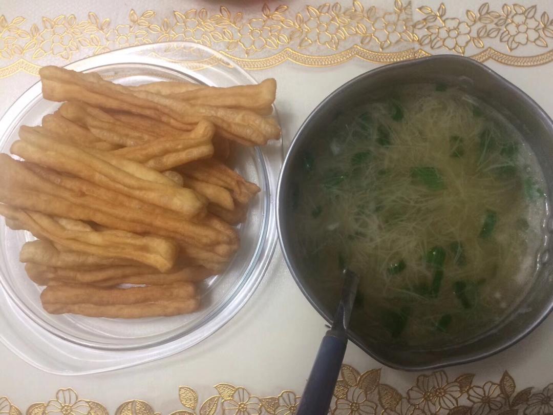 自制无泡打粉油条