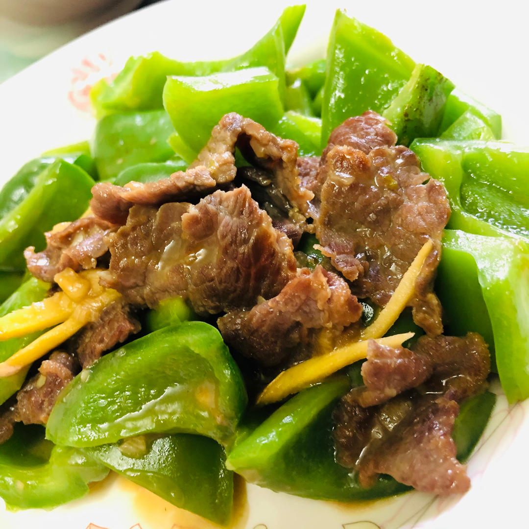 青椒炒牛肉