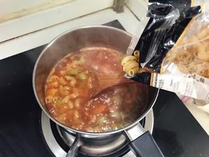 【素食主义】时蔬番茄意面汤的做法 步骤9