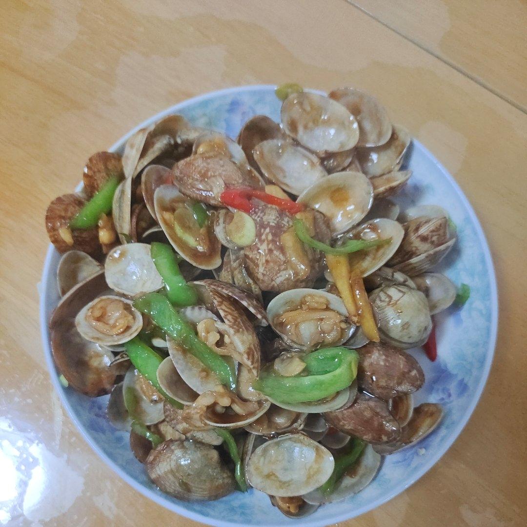 5分钟快手菜❗️秒杀路边摊爆炒花甲～好吃到爆
