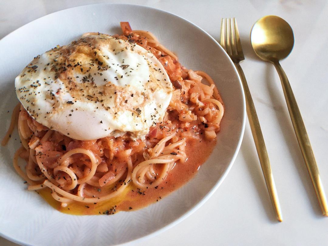 不用番茄的减脂版奶香茄汁意面