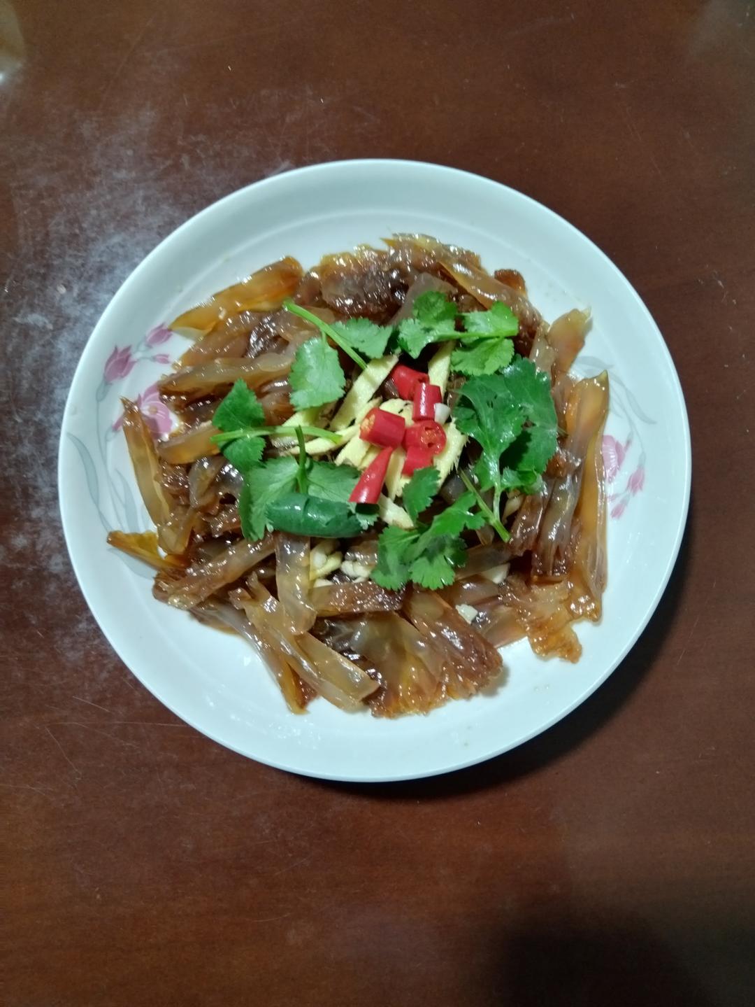 夏季开胃菜，凉拌海蜇头
