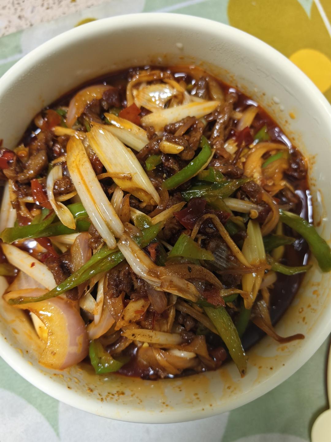 仔姜牛肉丝