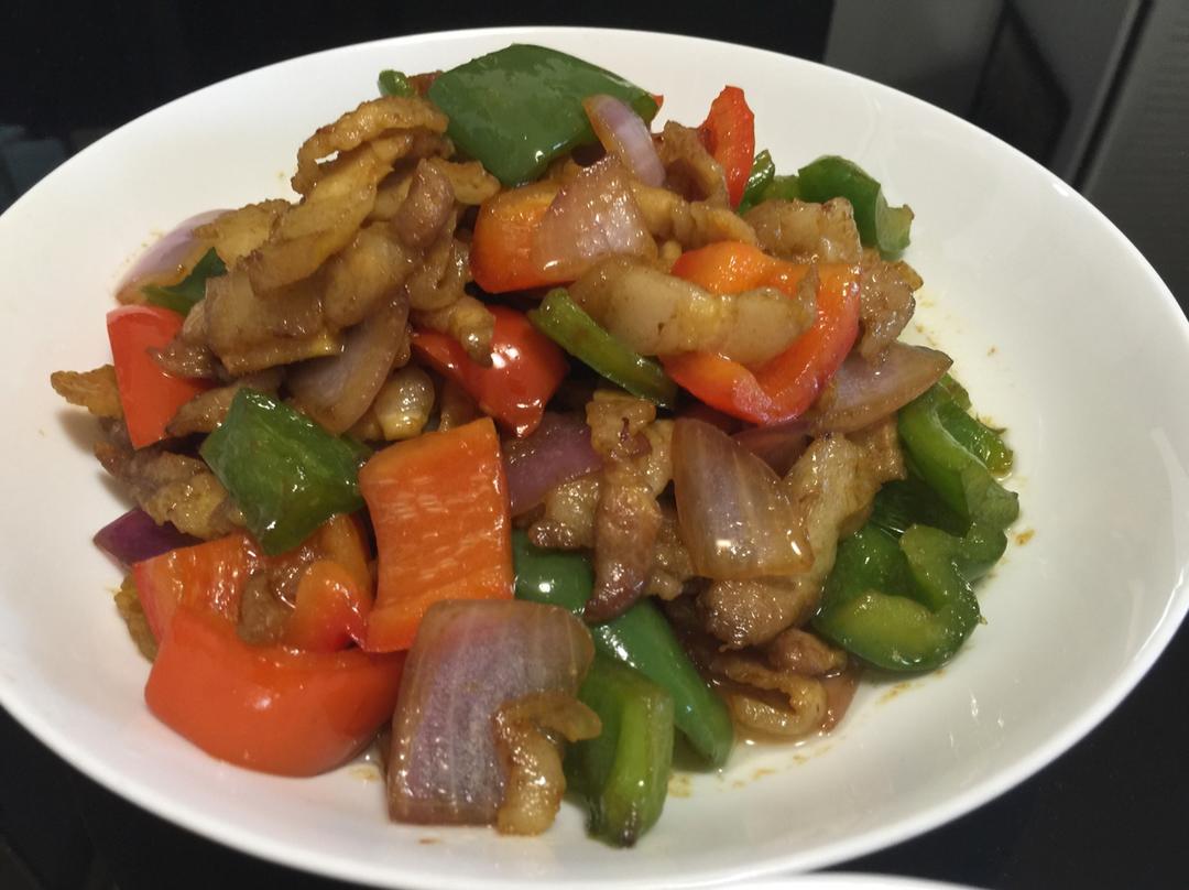 家常辣炒五花肉