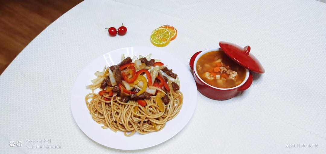 比餐厅好吃的黑椒牛柳意面🍝零失败简单教程