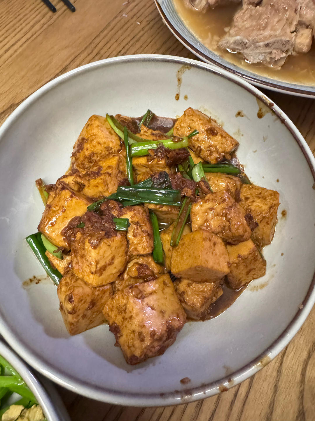 家常葱烧豆腐