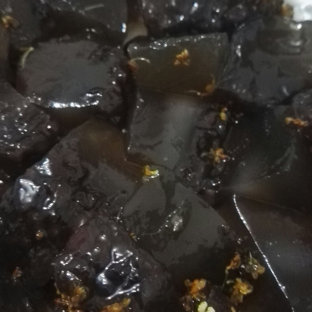 藕粉红豆糕