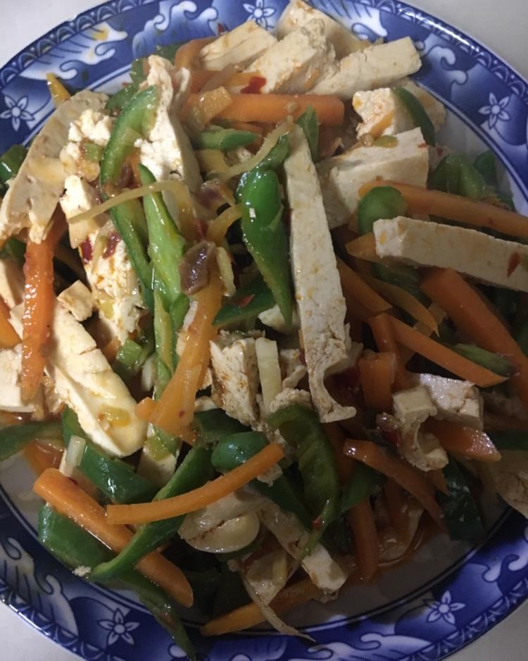 青椒豆腐干
