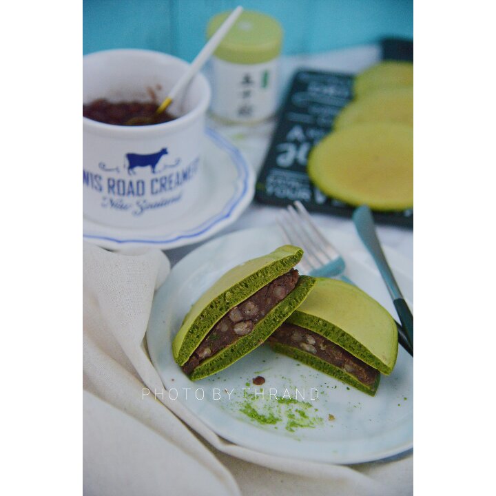 茬早餐8—抹茶松饼（无油）
