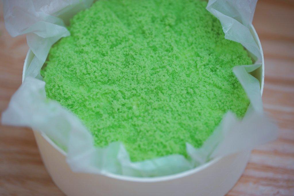 Pandan斑斓双层芝士蛋糕（LeTao配方改良）六寸