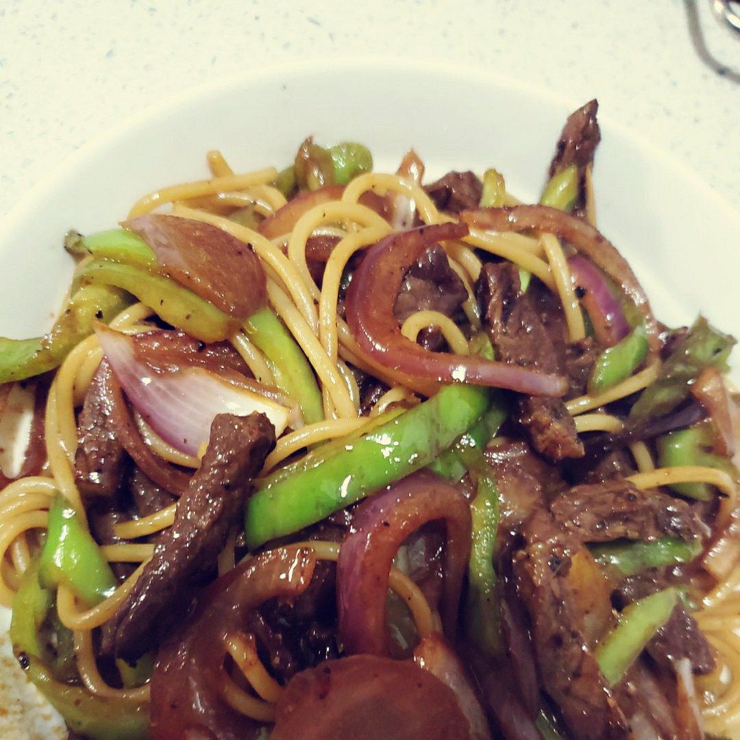 比餐厅好吃的黑椒牛柳意面🍝零失败简单教程