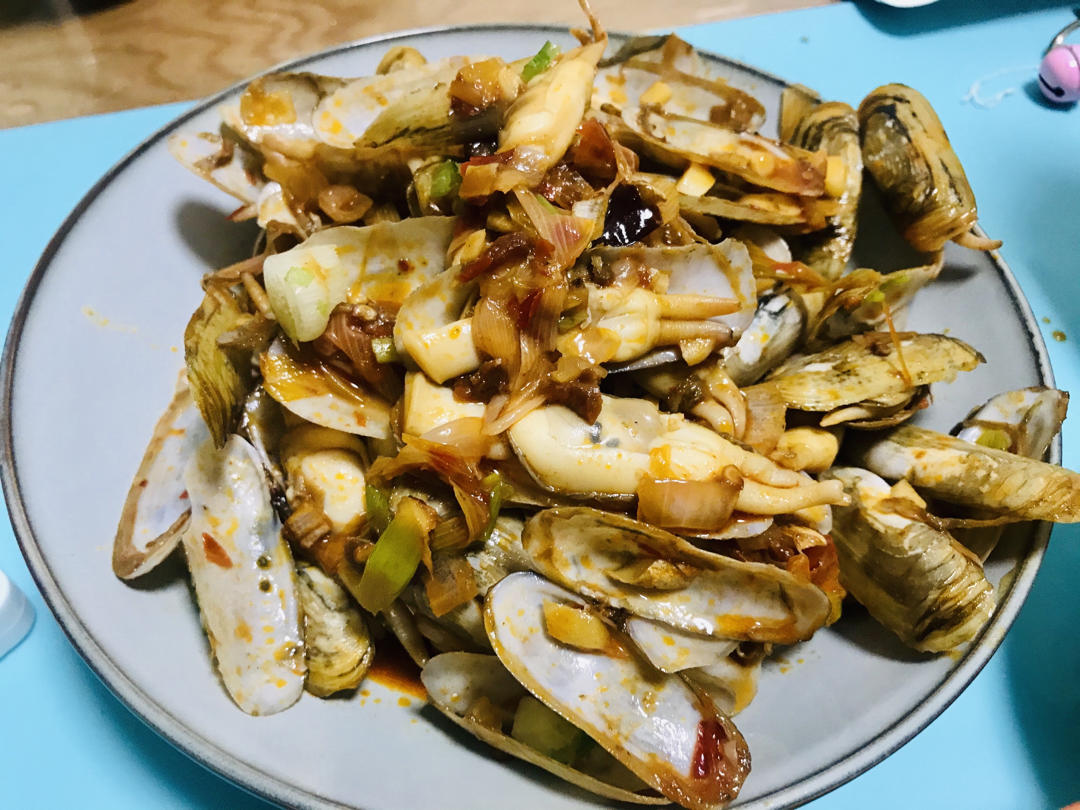 绝味爆炒蛏子（好吃到流泪）