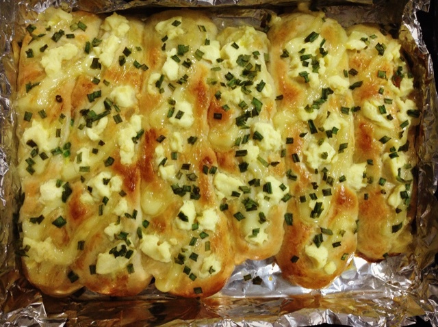 香葱芝士面包条