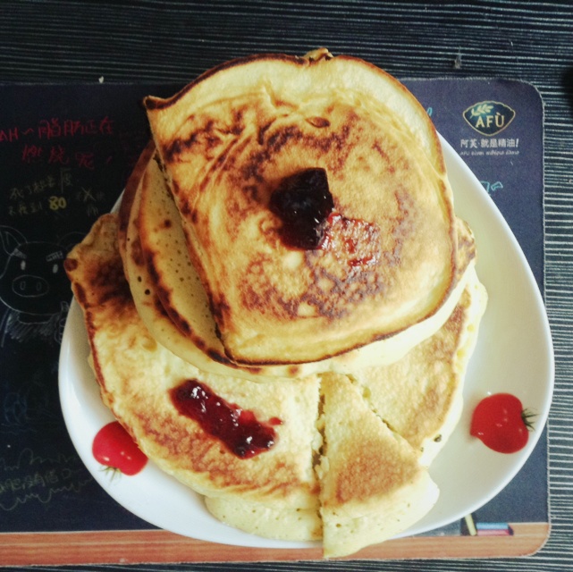 蓝莓酸奶松饼