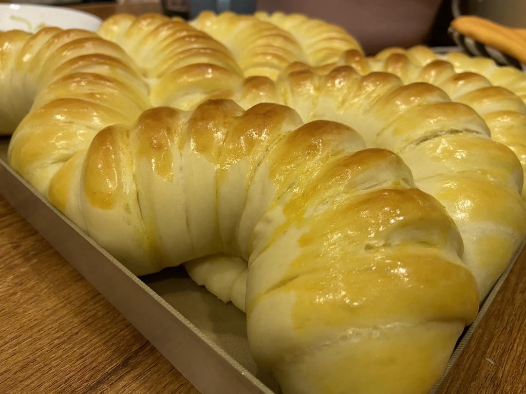 超级香软小餐包，超级拉丝一次发酵