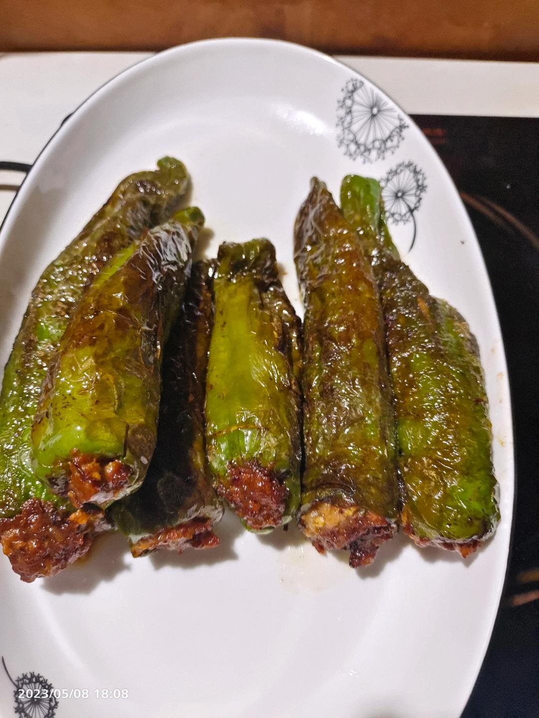 下饭菜肴--青椒酿肉