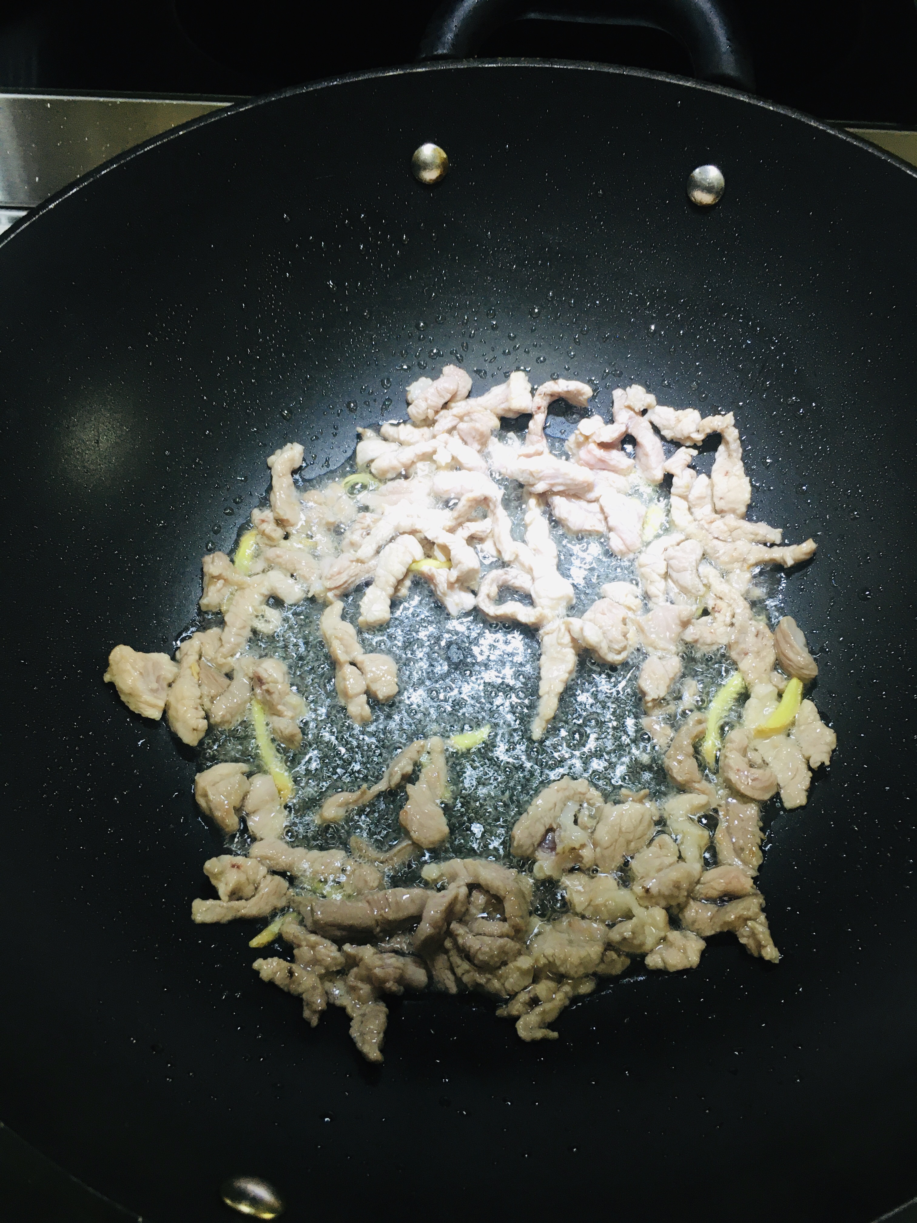 长豆角炒肉丝的做法 步骤6