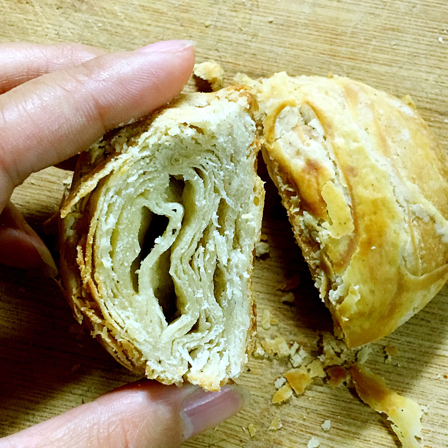 油酥烧饼(比麻酱烧饼更美味)