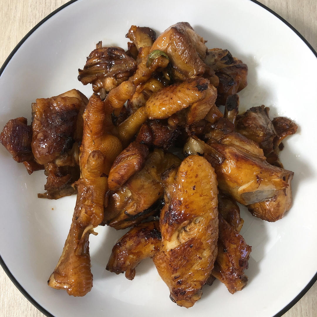 【葱油焖鸡】