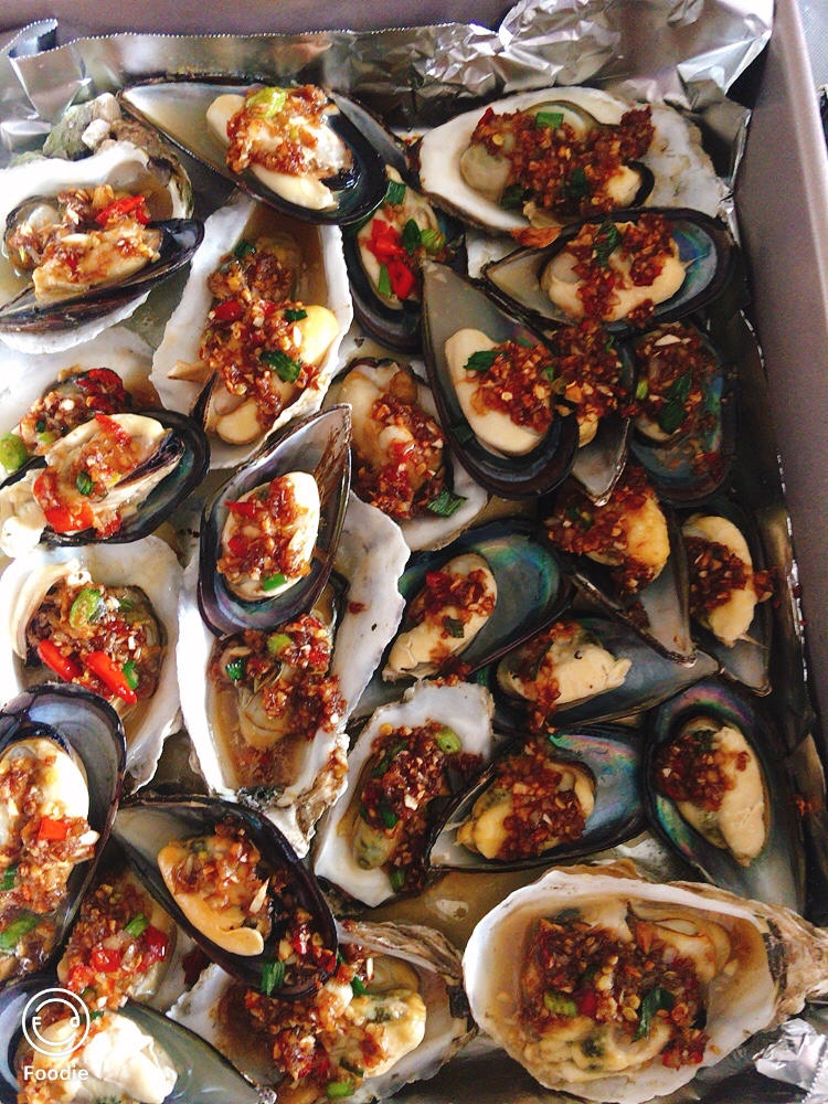 蒜蓉烤青口/生蚝（烤箱版）