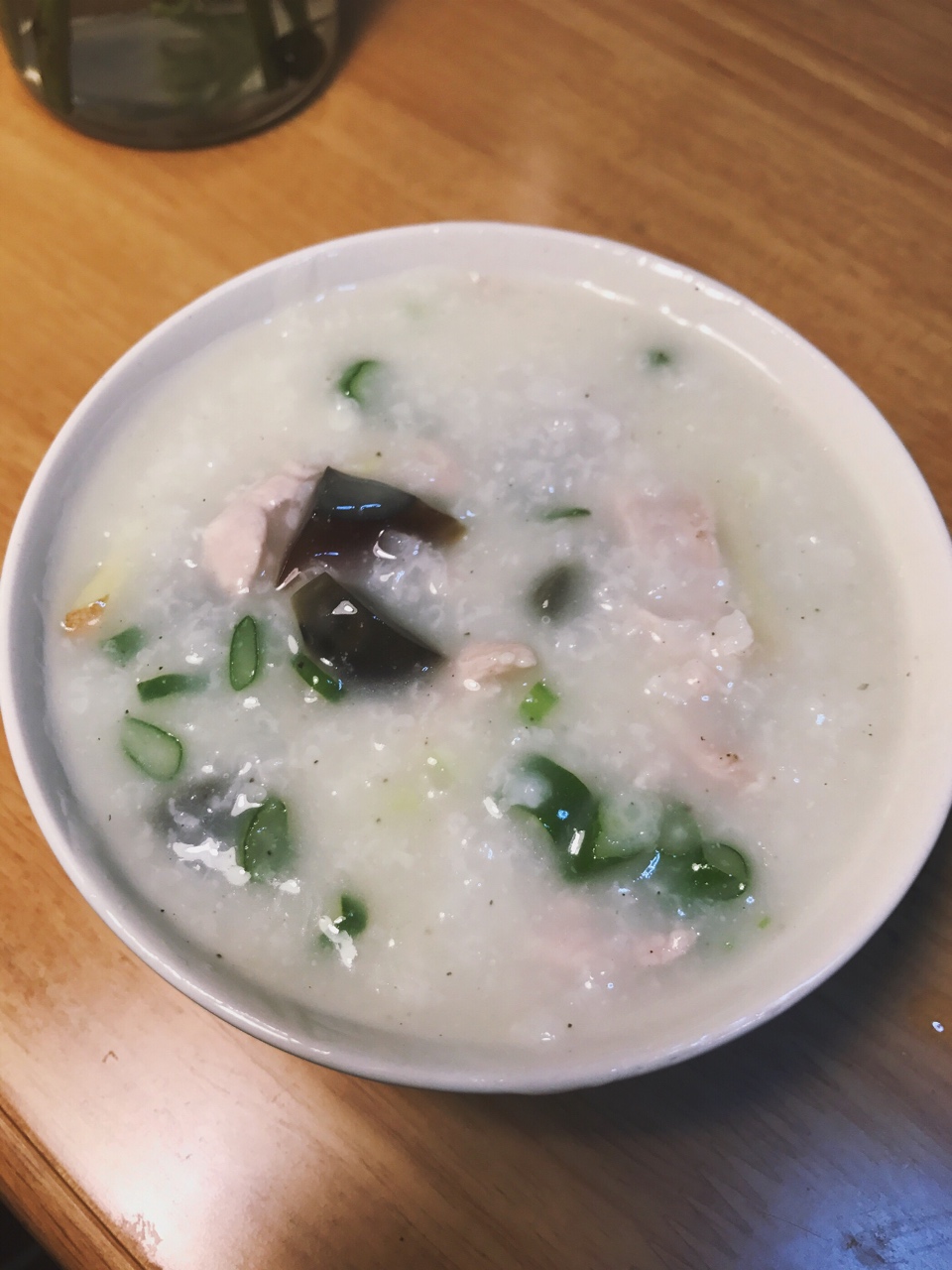 皮蛋瘦肉粥 Pidan & Pork Rice Soup