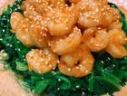 芝麻菠菜虾「孩子最爱的营养凉菜」