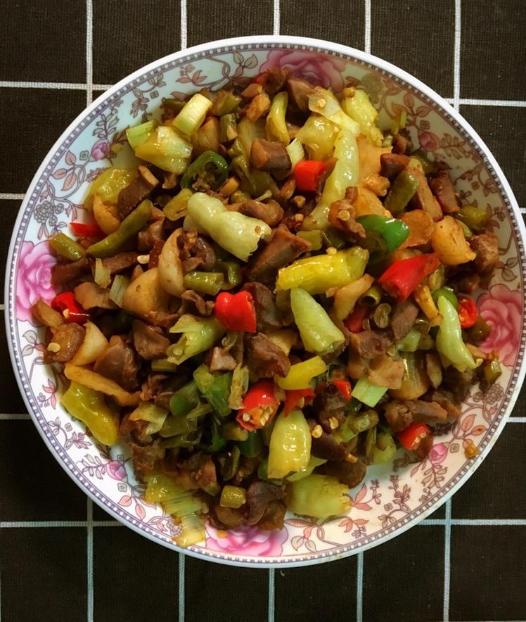酸辣鸡杂
