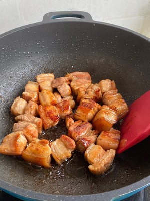 多力压榨玉米油之干豆角红烧肉的做法 步骤4