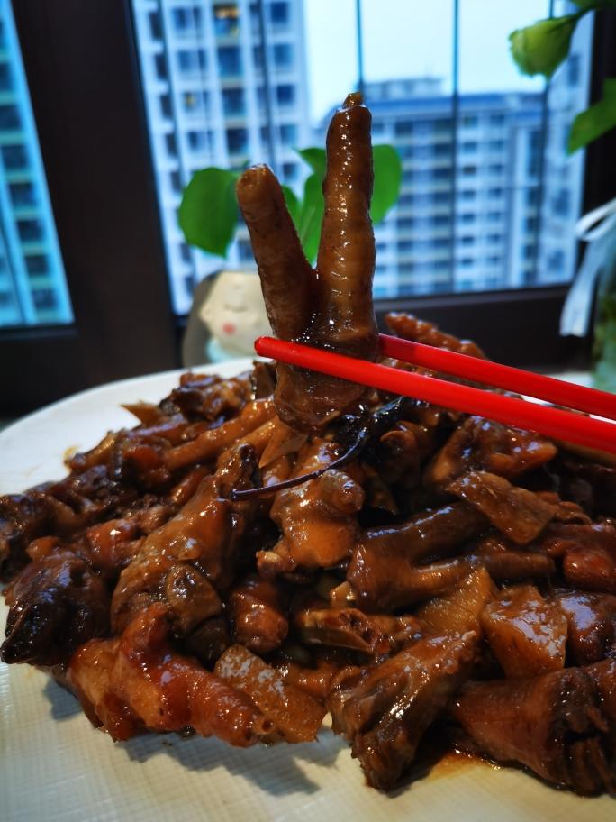 高压锅12分钟快手鸡爪的做法