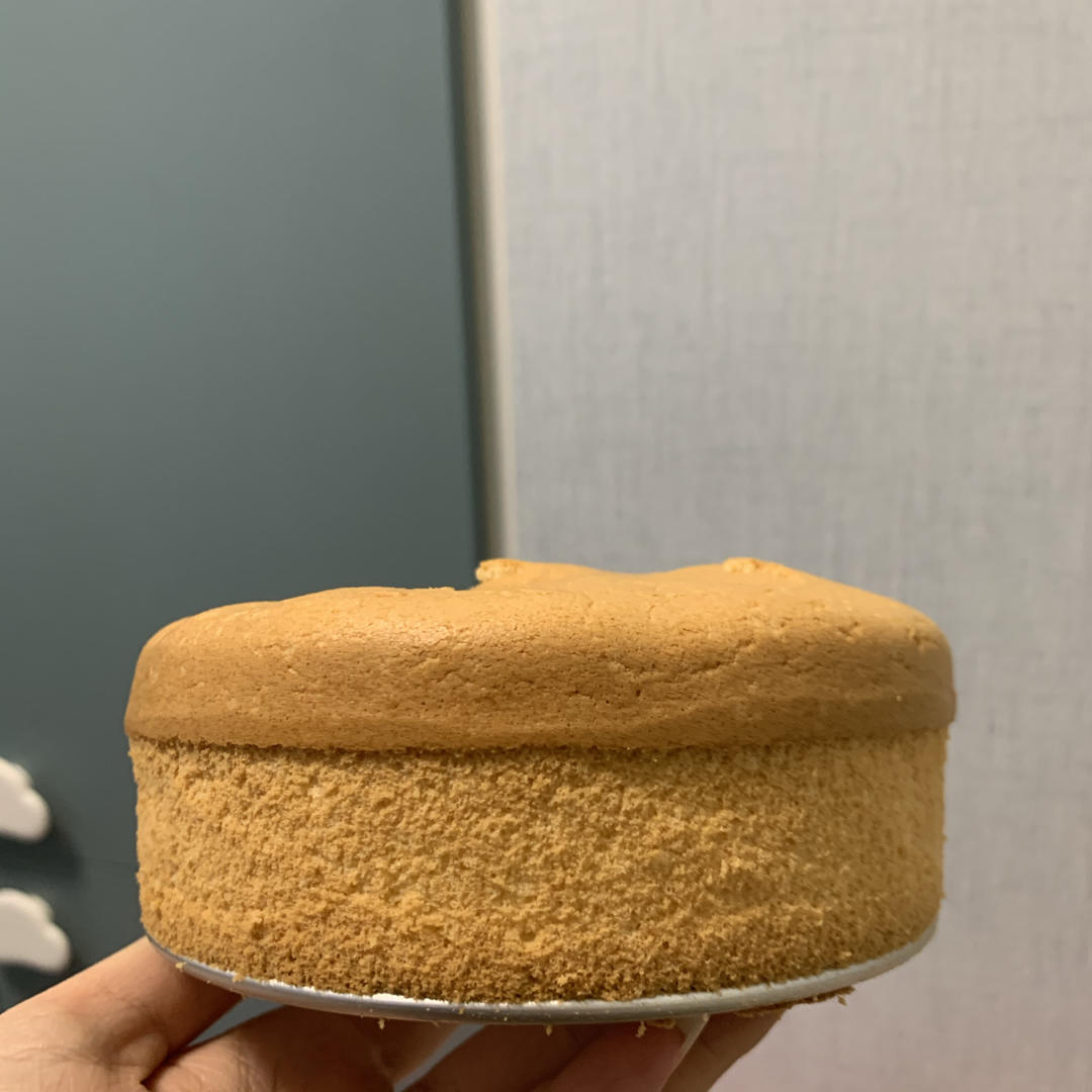 6寸原味戚风蛋糕