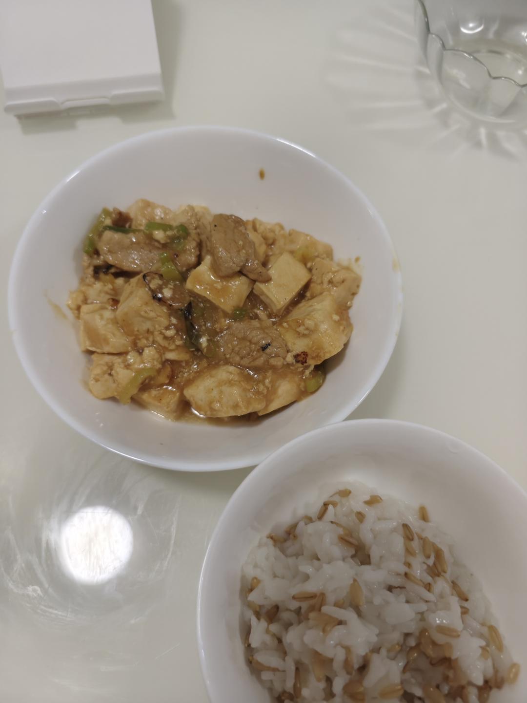 豆腐炖肉沫