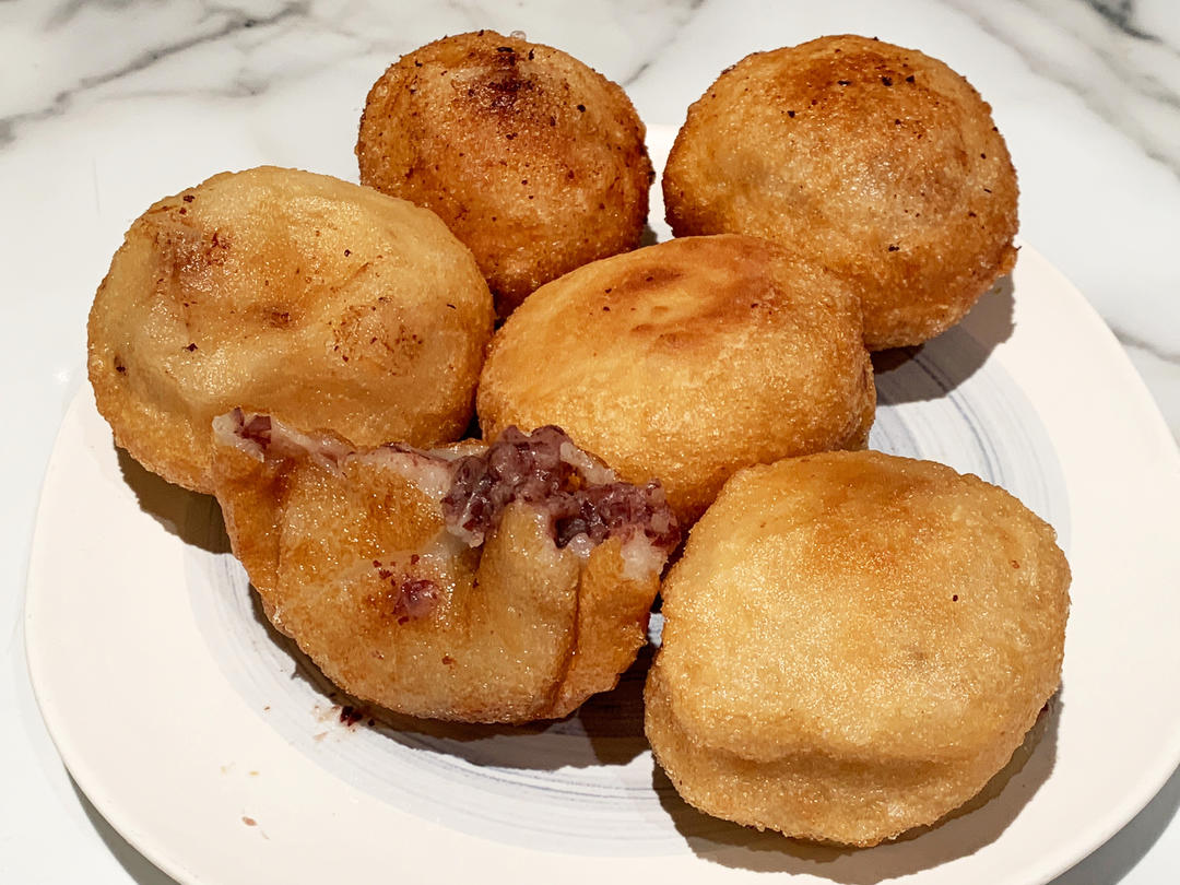 外脆里糯❗️好吃到爆的脆皮糯米糕！油炸糕