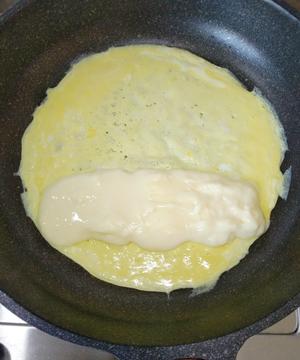 鸡蛋卷颜值天花板  韩式【蔬菜芝士鸡蛋卷】的做法 步骤7