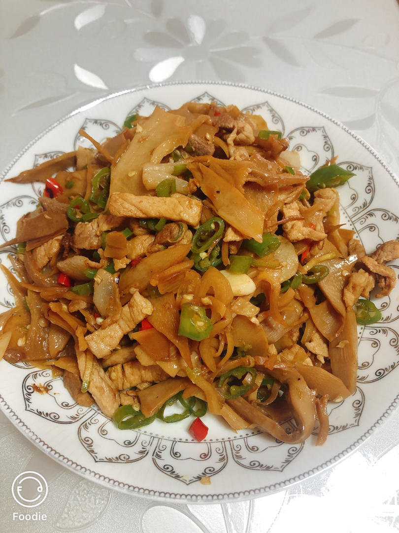 笋干炒肉丝